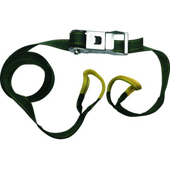 【お取り寄せ】ユタカメイク ベルト荷締機コブラ 50mm×5m×1m シボリ縫製 V50-R ベルト...