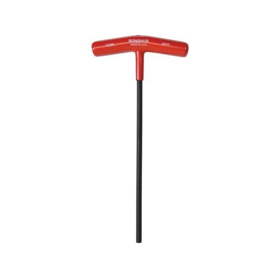 【お取り寄せ】ボンダス 全長229mm 六角T-ハンドル 6mm 9HT6MM 六角棒レンチ ドライ...