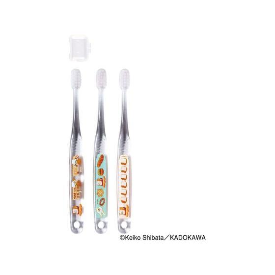 【お取り寄せ】スケーター 歯ブラシ 3P キャップ付 園児用 クリア パンどろぼう キャラクターグッ...