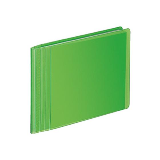 コクヨ フォトアルバム〈ノビータ〉80枚用 E・Lサイズ ライトグリーン ポケットアルバム アルバム...