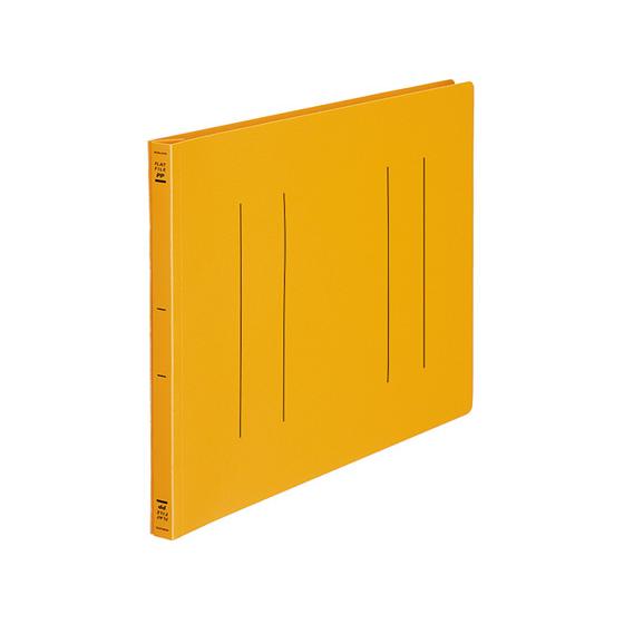 コクヨ フラットファイルPP B4ヨコ とじ厚15mm オレンジ フ-H19YR 通常タイプ フラッ...