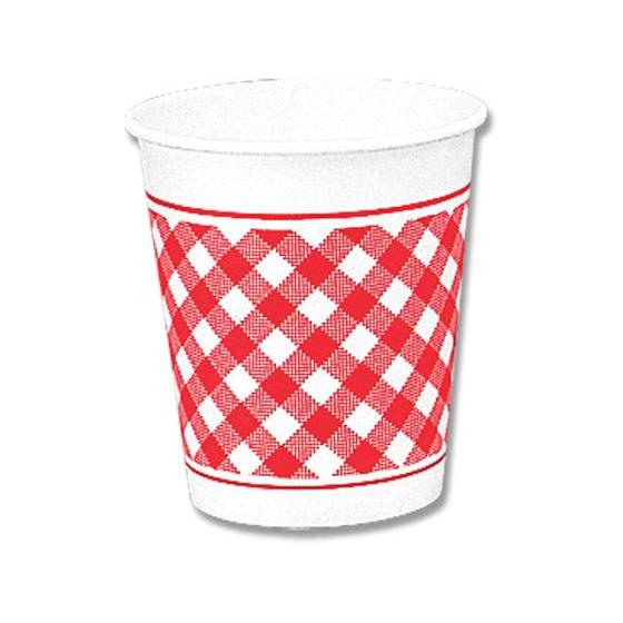 【お取り寄せ】ヘイコー ペーパーカップ 5オンス 口径66mm Nギンガム R 100個 フタが付け...