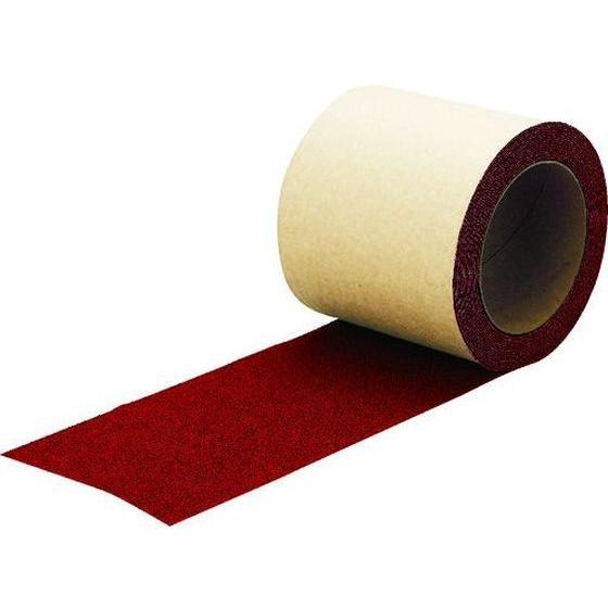 【お取り寄せ】TRUSCO ノンスリップテープ 屋外用 100mm×10m レッド 屋外用 すべりど...