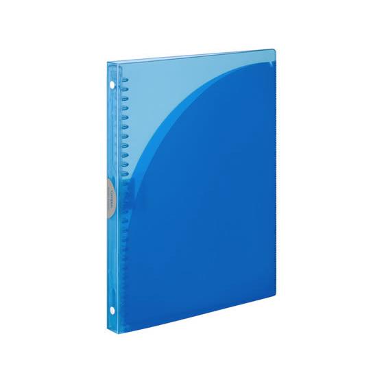 【お取り寄せ】コクヨ スライドバインダー(アダプト)スリム B5 水色 ル-AP711LB バインダ...