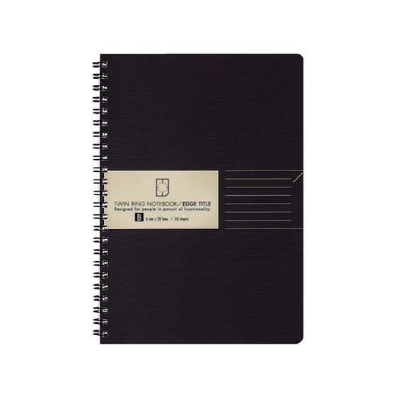 コクヨ ツインリングノート エッジタイトル A5 B罫 50枚 ス-TJ105B Ｂ罫 罫線６ｍｍ幅...