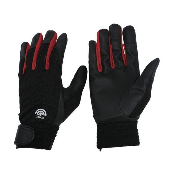 【お取り寄せ】おたふく スマホ対応 PU合皮手袋 LL SH-507-LL 合成皮革手袋 革手袋 合...