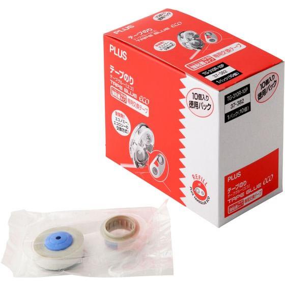 プラス テープグルーエコ 交換テープ徳 10個 TG-310R-10P／37-382 詰替え テープ...
