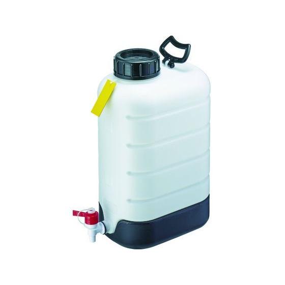 【お取り寄せ】瑞穂 MJテナーケミカルコック(液残り防止)20L 2101 ポリタンク 扁平缶 バッ...