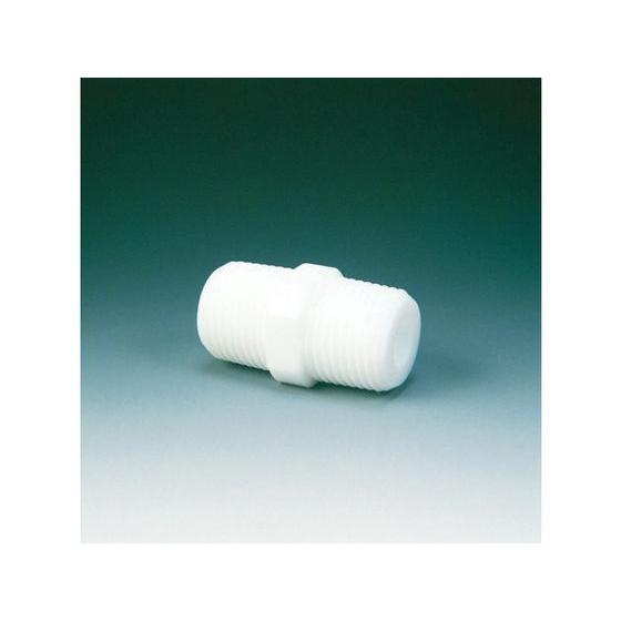 【お取り寄せ】フロンケミカル フッ素樹脂(PTFE) ニップル R3／4×R3／4 NR0089-0...