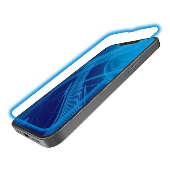 【お取り寄せ】エレコム iPhone16eガラスフィルム BLカットドラゴン PM-A25SFLGD...