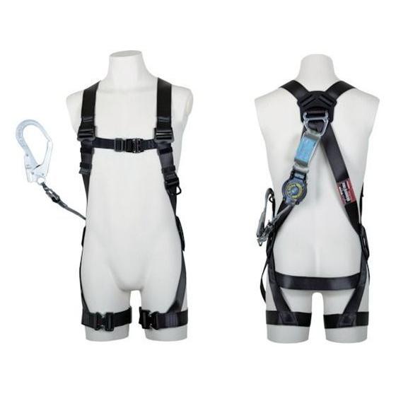 【お取り寄せ】ツヨロン 黒影ハーネスハーネス SRリトラ Mサイズ 墜落制止用器具 安全保護具 作業
