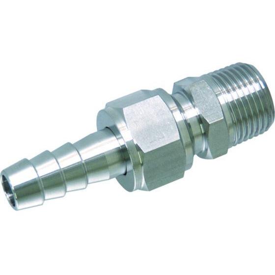 【お取り寄せ】ASOH SUS ホースジョイント PT1／2×Φ14 HS-7414 継手 アダプタ...