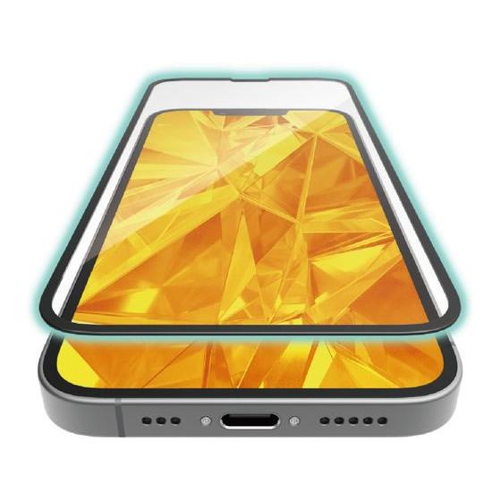 【お取り寄せ】エレコム iPhone16e ガラスフィルム フレーム ドラゴン PM-A25SFLG...