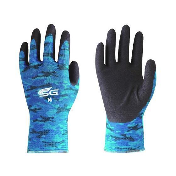 【お取り寄せ】トワロン ニトリル背抜き手袋 SG-A002 ミリタリーブルー M SG-A002-M...