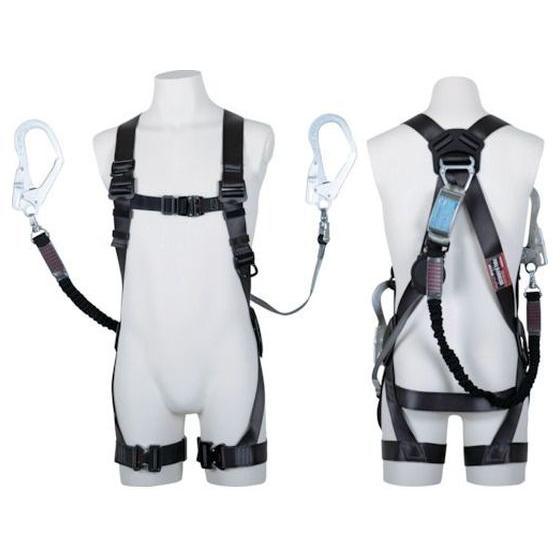 【お取り寄せ】ツヨロン 黒影ハーネスハーネス ツインワン・ハンドリトラ Lサイズ 墜落制止用器具 安...