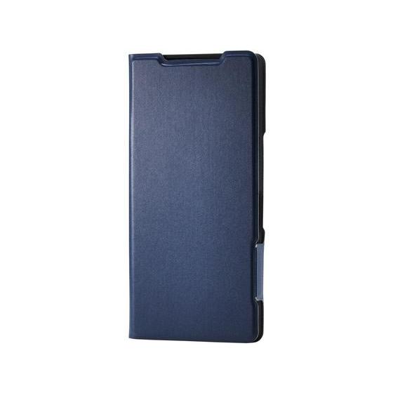 【お取り寄せ】エレコム AQUOS R10 手帳型ケース ブルー PM-S252PLFUNV スマー...