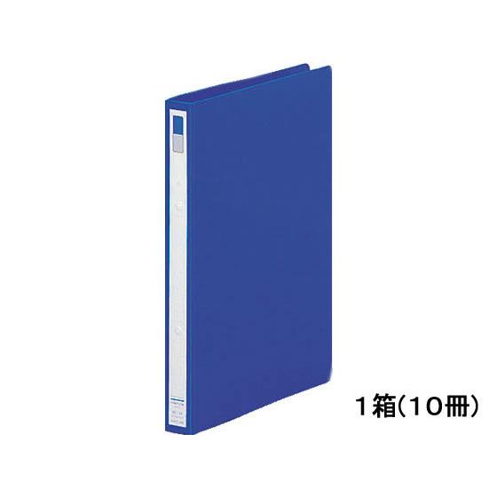 リヒトラブ リングファイル(カドロック&amp;ツイストリング)A4-S 青 10冊 Ａ４ 丸型２穴リングフ...