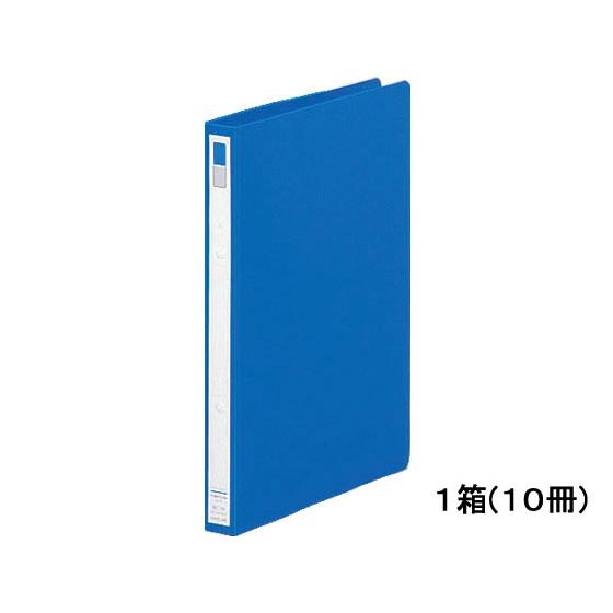 リヒトラブ リングファイル(カドロック&amp;ツイストリング)A4-S ブルー 10冊 Ａ４ 丸型２穴リン...