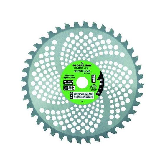 【お取り寄せ】モトユキ グローバルソー スゴギレR 刈払機用 GSR-255-40 刈払機 農業機械...