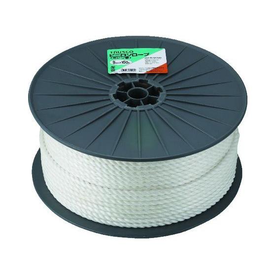 【お取り寄せ】TRUSCO ビニロンロープ 3つ打 線径9mm×長さ150m R-9150 ビニロン...