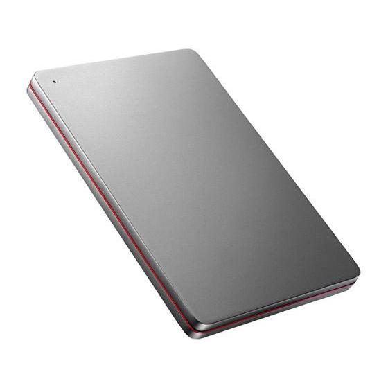 【お取り寄せ】I・O DATA ポータブルハードディスク1TB Black×Red HDPX-UTS...