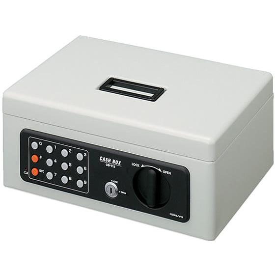 コクヨ 手提げ金庫(テンキー付) B5 ライトグレー CB-T12M 手提金庫 現金管理