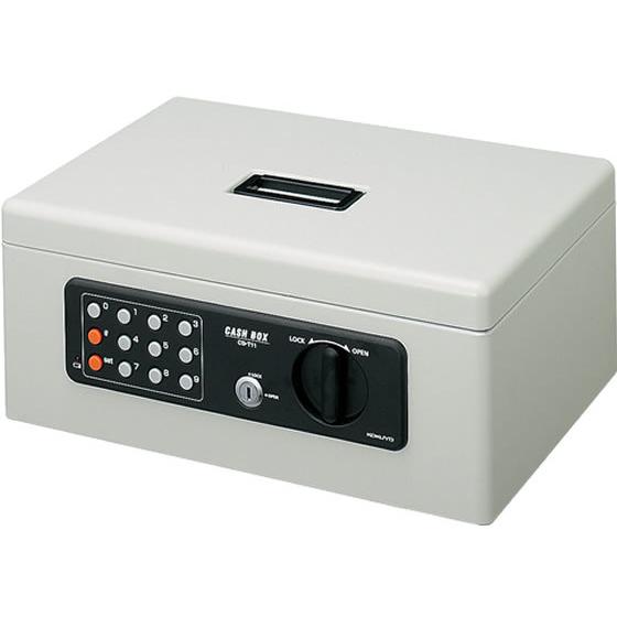 コクヨ 手提げ金庫(テンキー付)A4 ライトグレー CB-T11M 手提金庫 現金管理