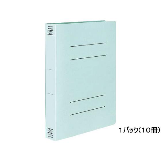 コクヨ フラットファイルX(スーパーワイド) A4タテ とじ厚40mm 青 10冊 厚綴じタイプ Ａ...
