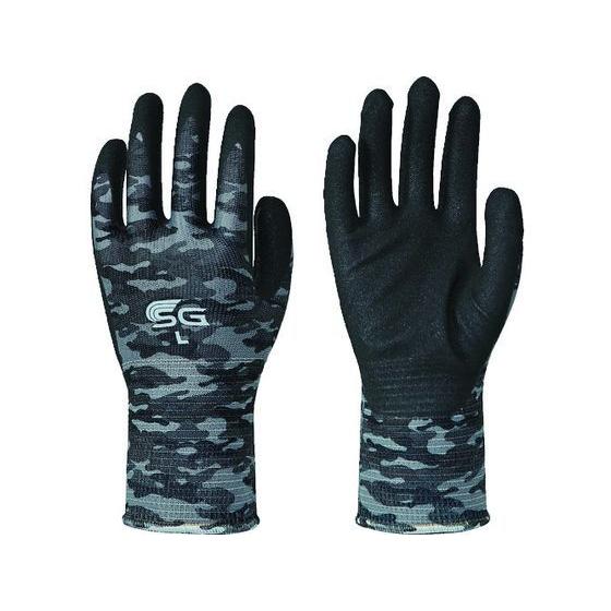 【お取り寄せ】トワロン ニトリル背抜き手袋 SG-A007 グレー迷彩 L SG-A007-L 背抜...