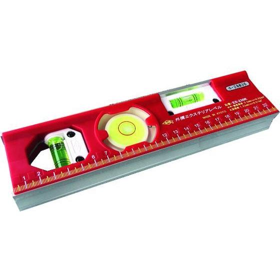 【お取り寄せ】KOD 外構エクステリアレベル EX-230R 水平器 レベル 測量用品 工事用品 作...