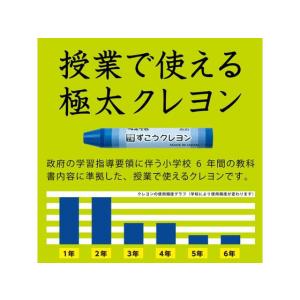 ぺんてる ずこうクレヨン 12色 PTCG1-...の詳細画像1