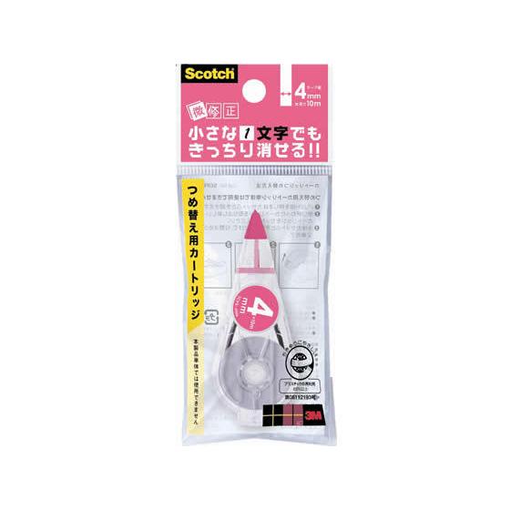 3M スコッチ修正テープ微修正 4mm 交換用カートリッジ SCPR-4NN 詰替えカートリッジ 修...