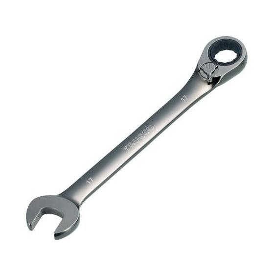 【お取り寄せ】TRUSCO 切替式ギヤレンチ コンビタイプ 13×13 ノンクロム TGRN-13R...