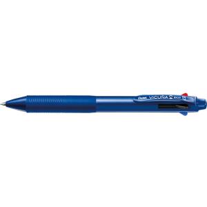 ぺんてる（Pentel） ビクーニャ 4色ボールペン 0.5mm ブルー軸 BXC45C