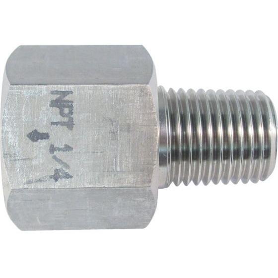 【お取り寄せ】ASOH ステンレス製 変換内外ソケット 外PT1／4×内NPT1／4 NF-8322...