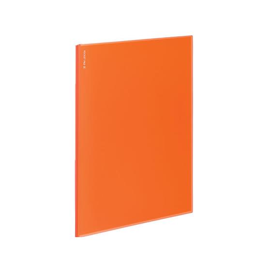 コクヨ ポケットファイルα〈ノビータα〉A4タテ 6ポケット オレンジ 特殊用途ポケット クリヤーフ...