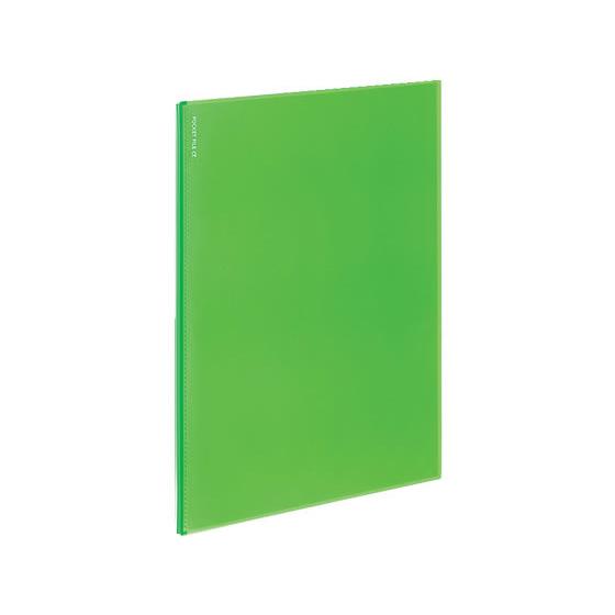 コクヨ ポケットファイルα〈ノビータα〉A4タテ 12ポケット ライトグリーン 特殊用途ポケット ク...