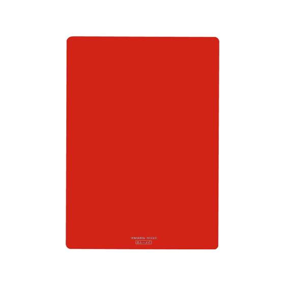 西敬 B5下敷 赤透明 M-333R 下敷き 教材 学童文具 学童 文具