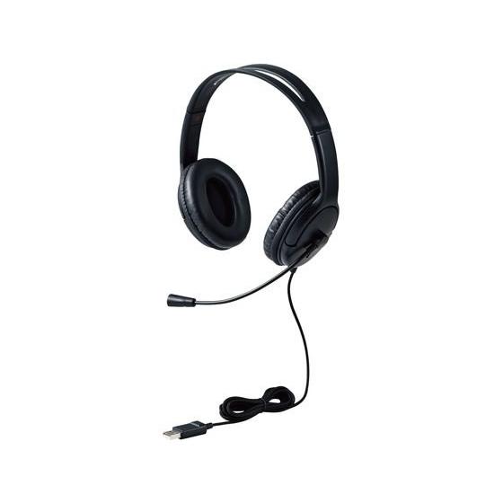 【お取り寄せ】エレコム ヘッドセット ノイズキャンセル HS-HP07SUBK ヘッドホン イヤホン...