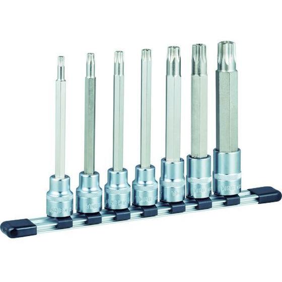 【お取り寄せ】TONE ロングトルクスソケットセット(いじり防止タイプ・ホルダー付) HTX407H...