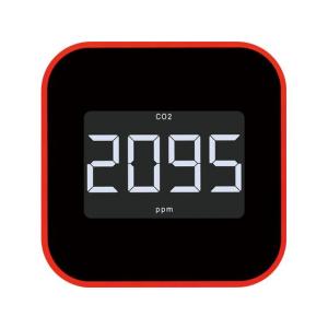 キングジム/換気を促すCO2モニター 黒/CD20クロ