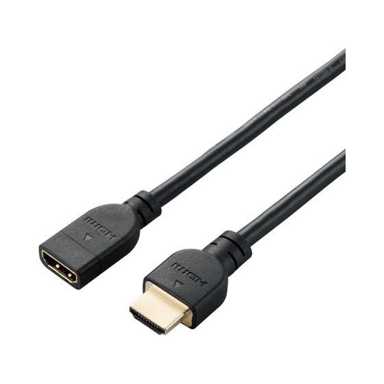 【お取り寄せ】エレコム HDMI 延長ケーブル 0.5m 4K 60p ブラック DH-HDEX05...