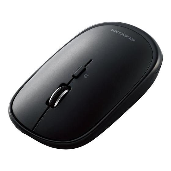 エレコム ワイヤレスマウス 無線 Bluetooth 静音 4ボタン M-TM15BBBK
