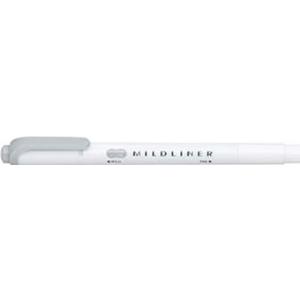 ゼブラ/マイルドライナー マイルドグレー/WKT7-MGR  使いきりタイプ 蛍光ペン