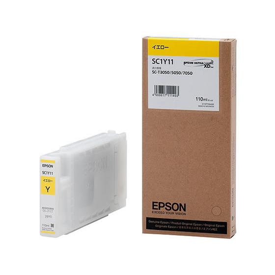 エプソン インクカートリッジ イエロー SC1Y11 エプソン ＥＰＳＯＮイエロー インクジェットカ...