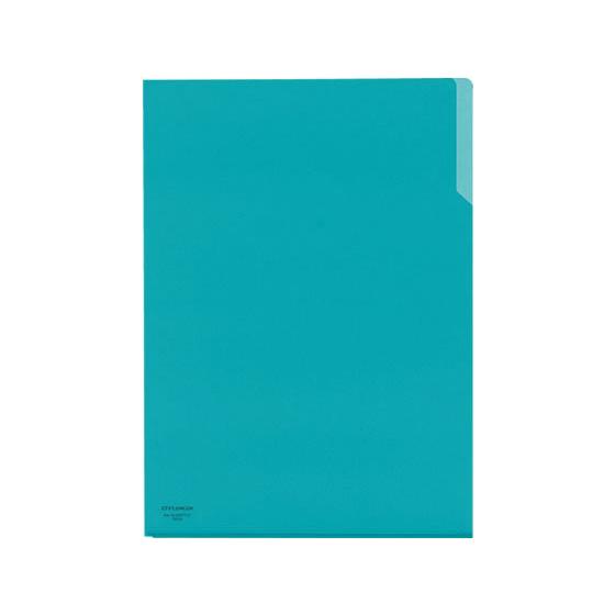 コクヨ クリヤーホルダー〈10〉PP A4タテ 青 5枚 フ-T750-6 Ａ４ 色柄付タイプ クリ...