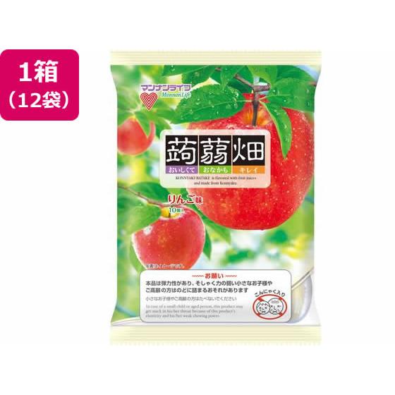 マンナンライフ 蒟蒻畑 りんご味 12袋 ゼリー デザート菓子 お菓子