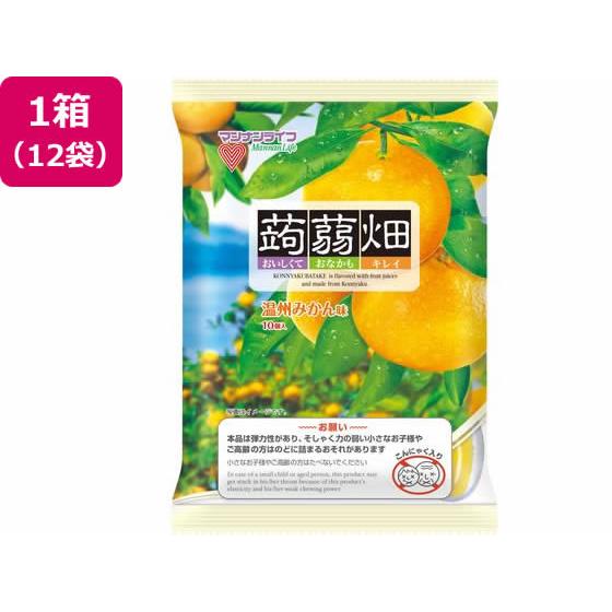 マンナンライフ 蒟蒻畑 温州みかん味 12袋 ゼリー デザート菓子 お菓子