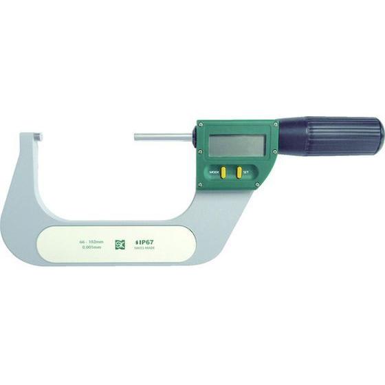 【お取り寄せ】SK デジタルSラインマイクロ(IP67) MCD-102IP67S2 マイクロメータ...