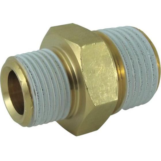 【お取り寄せ】チヨダ 異径ニップル R3／8・R1／2 D-3M-4M 継手 アダプター 配管材